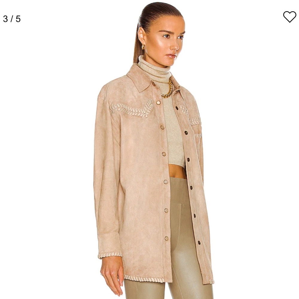 Retrofete Penny Suede Shirt - Picture 4 of 12